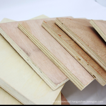 1220X2440mm E1 E0 glue poplar core Okoume Commercial Plywood for furniture